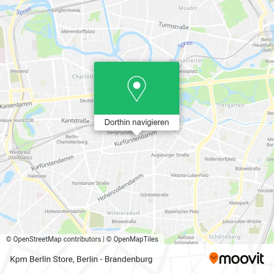 Kpm Berlin Store Karte