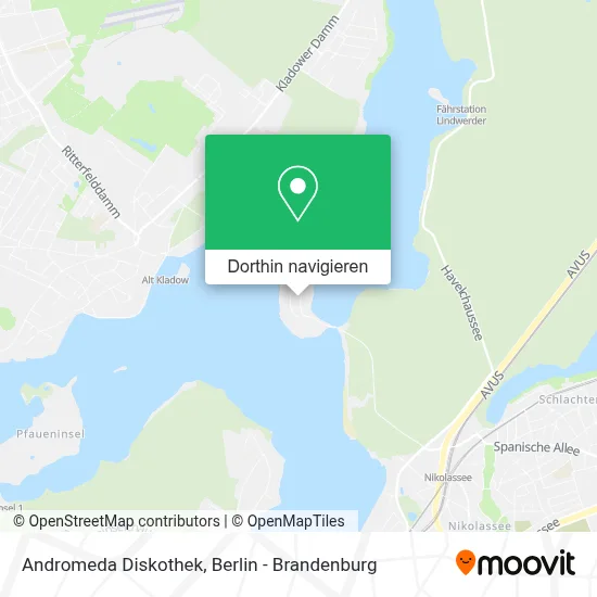 Andromeda Diskothek Karte