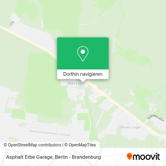 Asphalt Erbe Garage Karte
