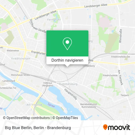 Big Blue Berlin Karte