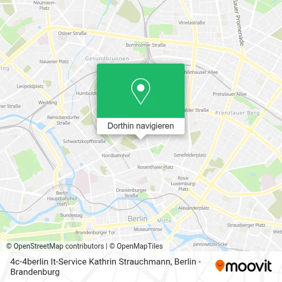 4c-4berlin It-Service Kathrin Strauchmann Karte