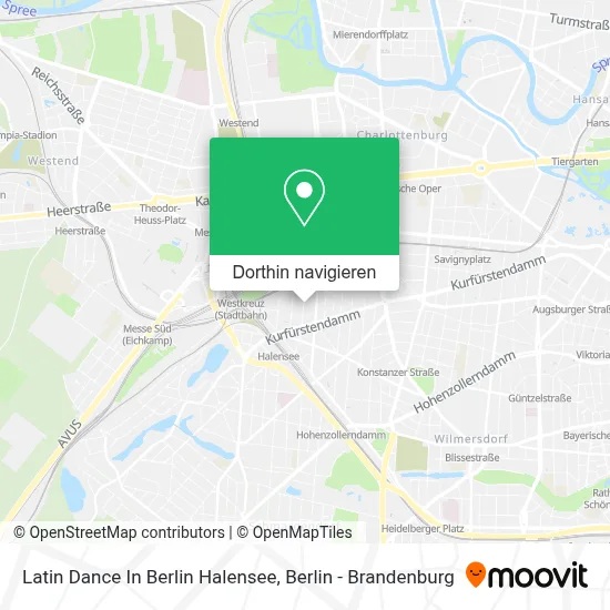 Latin Dance In Berlin Halensee Karte