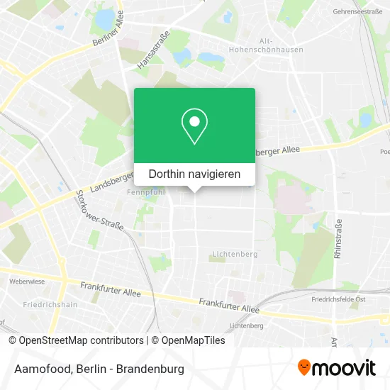 Aamofood Karte