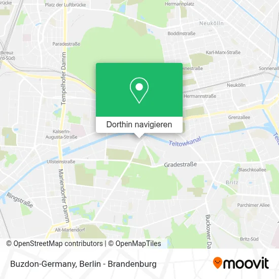 Buzdon-Germany Karte