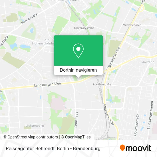 Reiseagentur Behrendt Karte