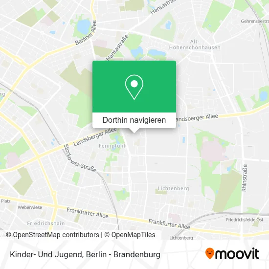 Kinder- Und Jugend Karte