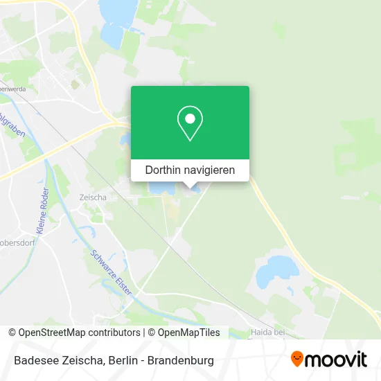 Badesee Zeischa Karte