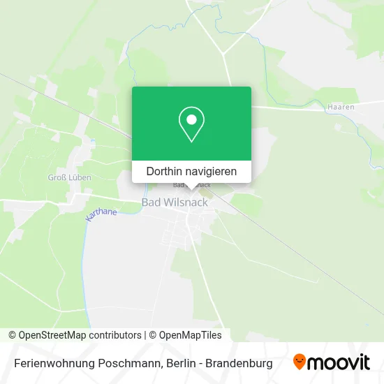 Ferienwohnung Poschmann Karte