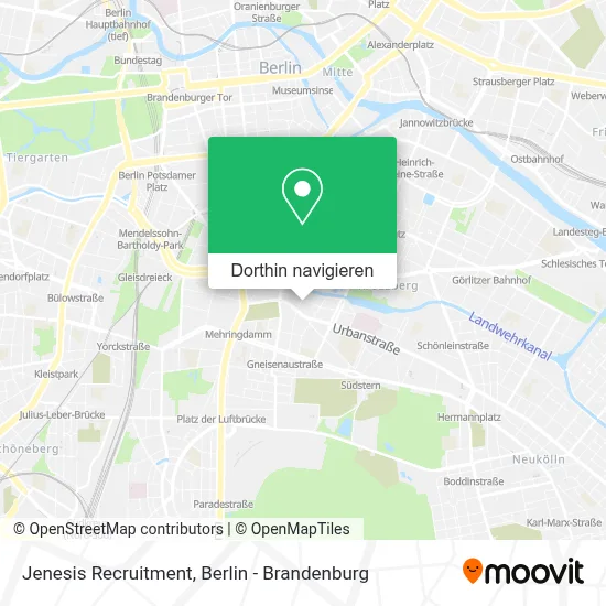 Jenesis Recruitment Karte