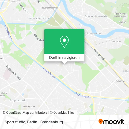 Sportstudio Karte