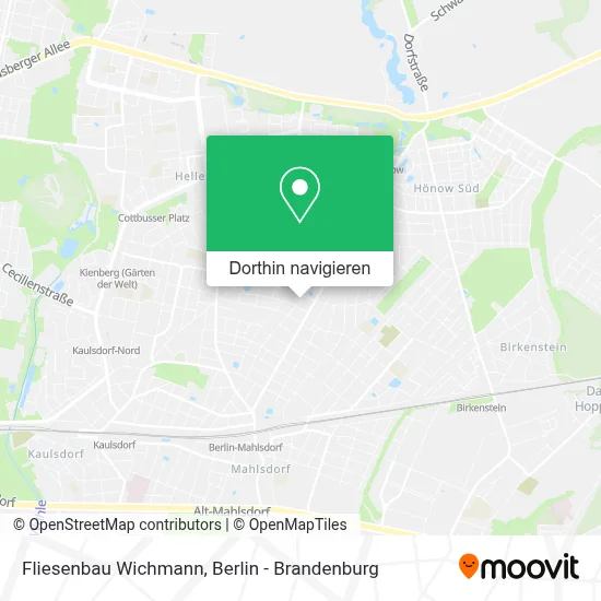 Fliesenbau Wichmann Karte