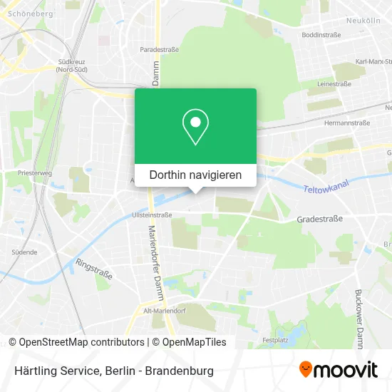 Härtling Service Karte