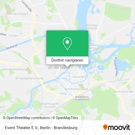 Event Theater E.V. Karte