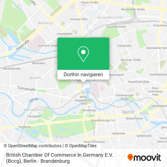 British Chamber Of Commerce In Germany E.V. (Bccg) Karte