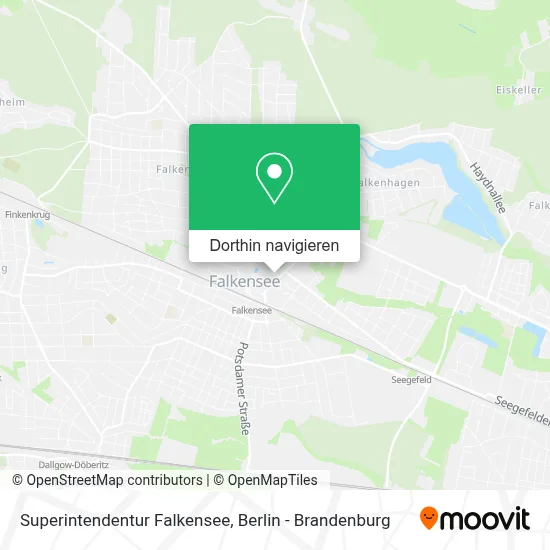 Superintendentur Falkensee Karte