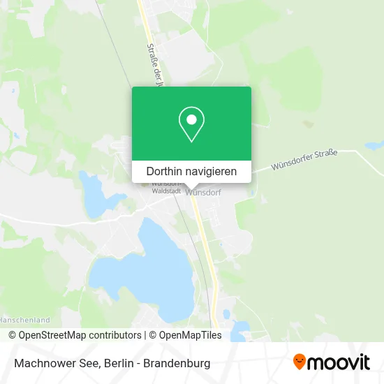 Machnower See Karte