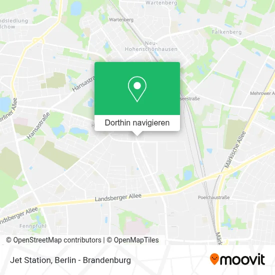 Jet Station Karte