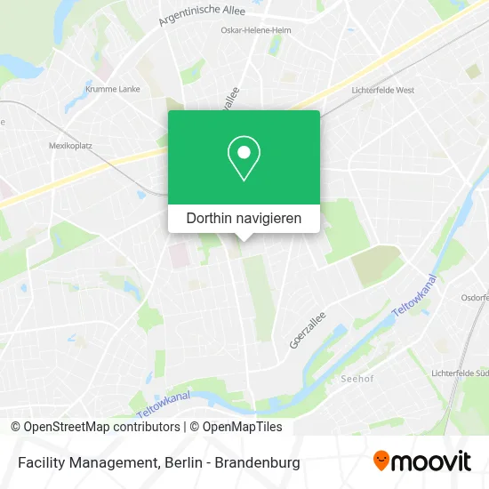 Facility Management Karte