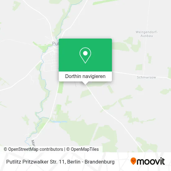 Putlitz Pritzwalker Str. 11 Karte