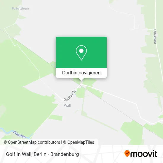 Golf In Wall Karte