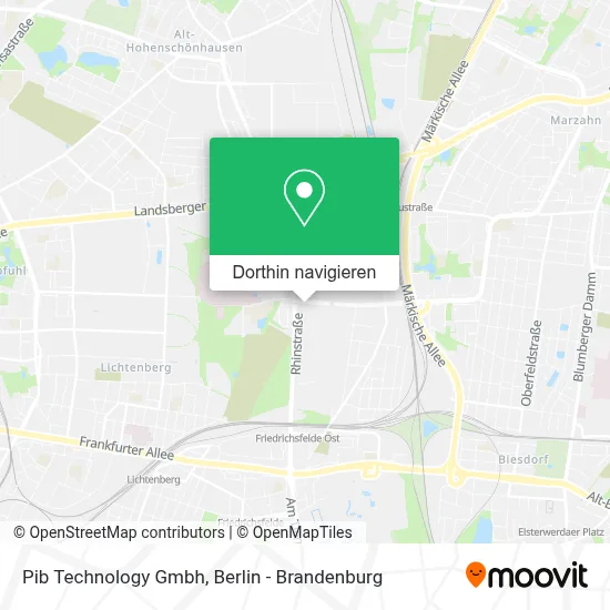Pib Technology Gmbh Karte