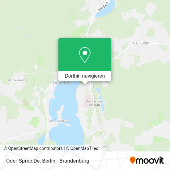 Oder-Spree.De Karte
