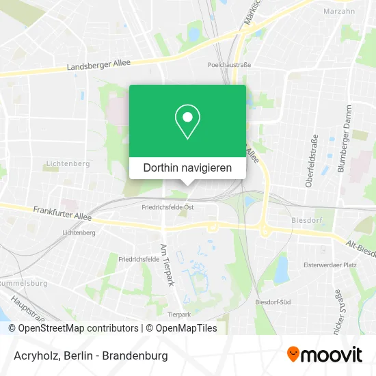 Acryholz Karte