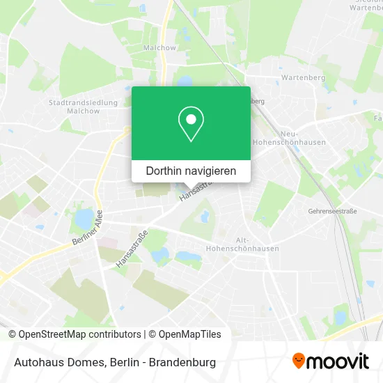 Autohaus Domes Karte