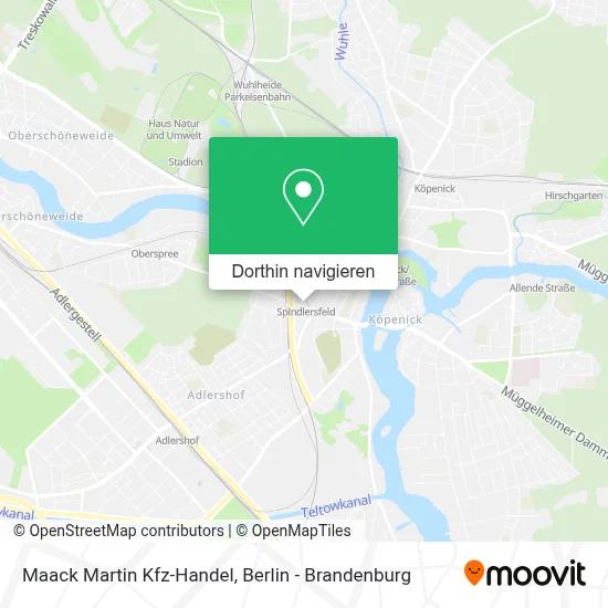 Maack Martin Kfz-Handel Karte