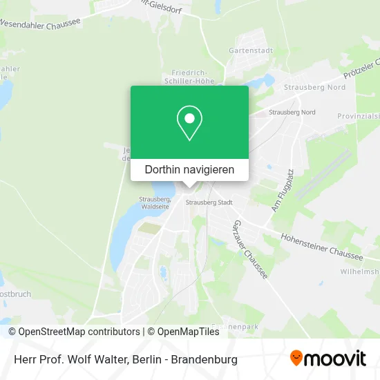 Herr Prof. Wolf Walter Karte