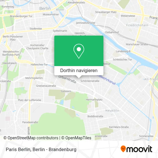 Paris Berlin Karte