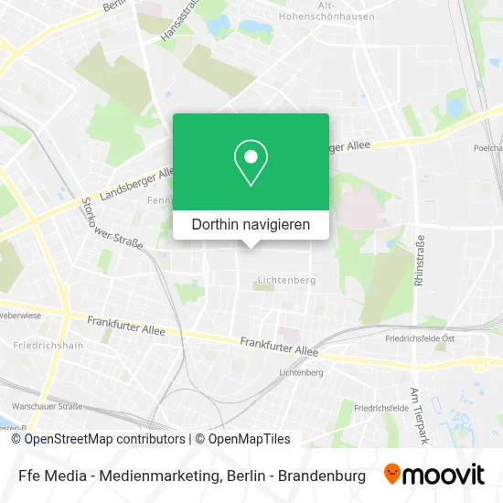 Ffe Media - Medienmarketing Karte
