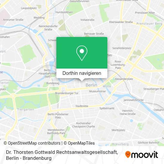 Dr. Thorsten Gottwald Rechtsanwaltsgesellschaft Karte