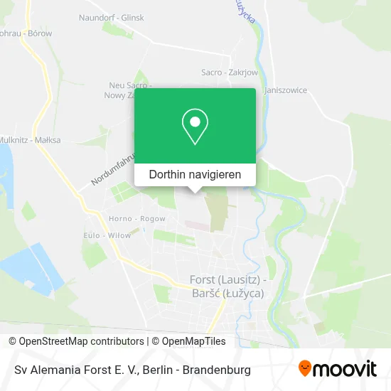 Sv Alemania Forst E. V. Karte
