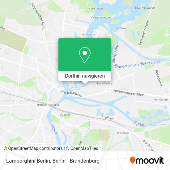 Lamborghini Berlin Karte