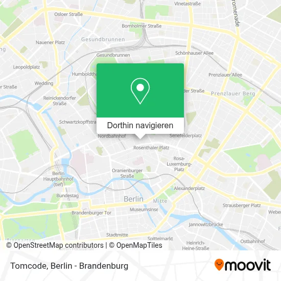 Tomcode Karte