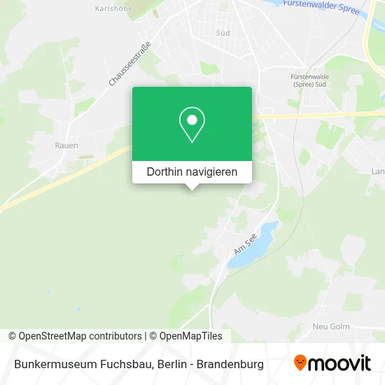 Bunkermuseum Fuchsbau Karte