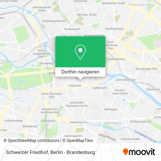 Schweizer Friedhof Karte