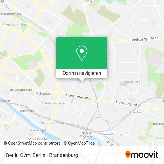 Berlin Gym Karte