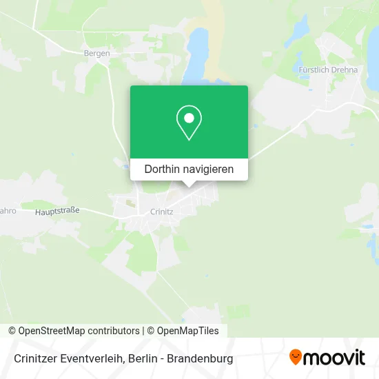 Crinitzer Eventverleih Karte