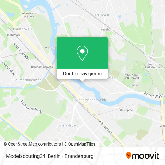 Modelscouting24 Karte