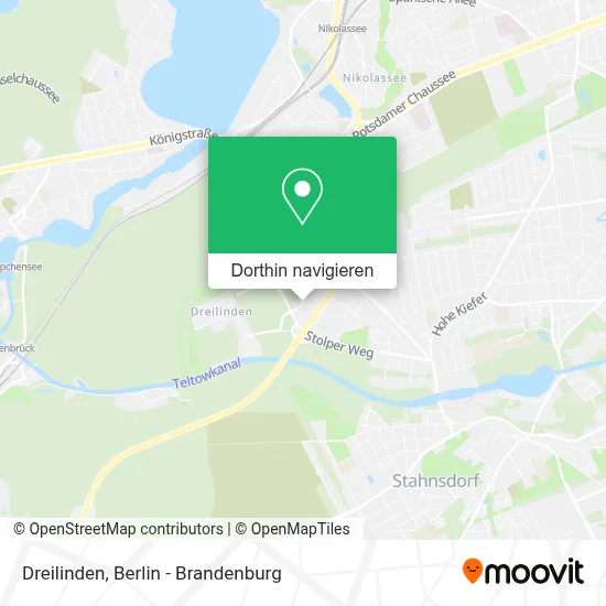 Dreilinden Karte