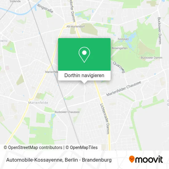 Automobile-Kossayenne Karte