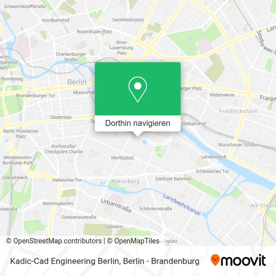 Kadic-Cad Engineering Berlin Karte
