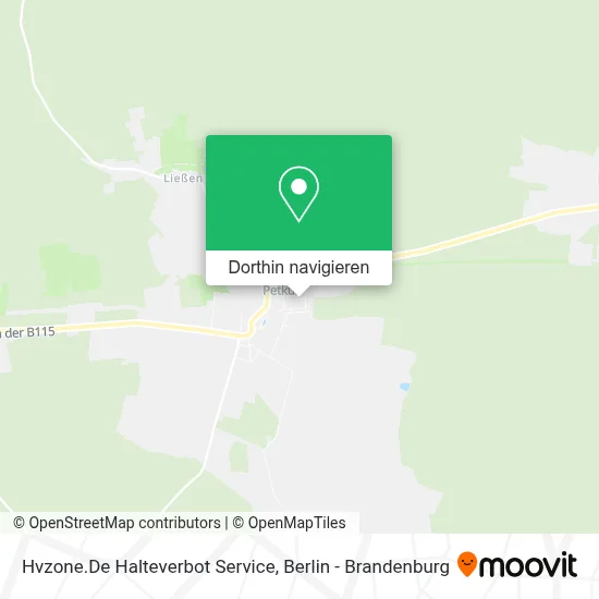 Hvzone.De Halteverbot Service Karte