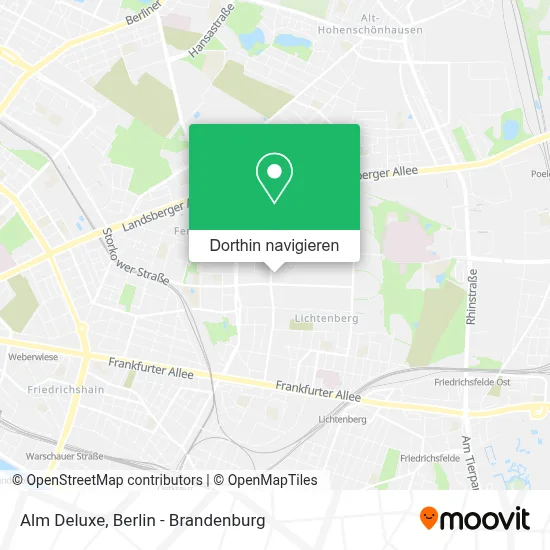 Alm Deluxe Karte