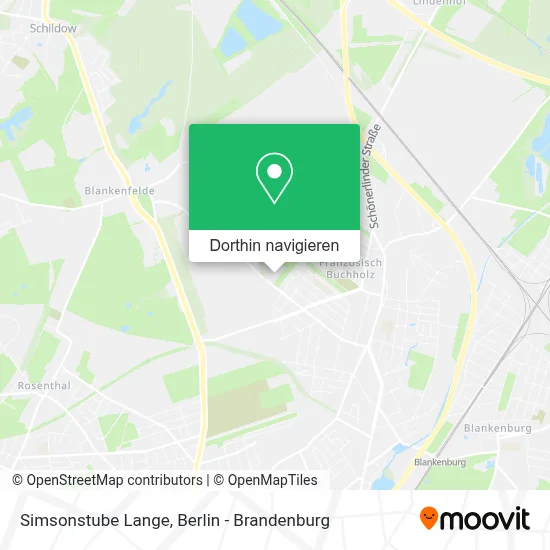 Simsonstube Lange Karte