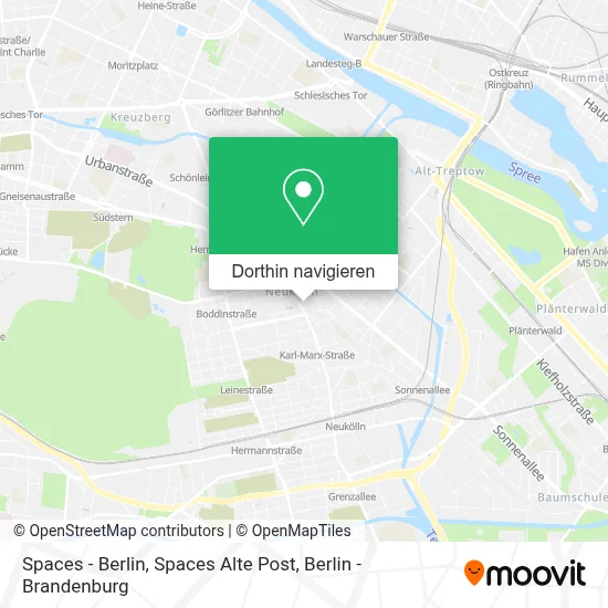 Spaces - Berlin, Spaces Alte Post Karte