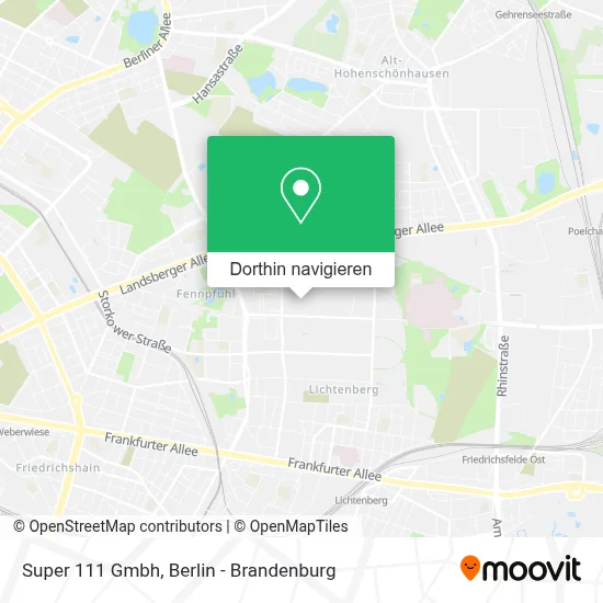 Super 111 Gmbh Karte