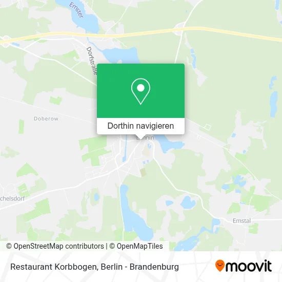 Restaurant Korbbogen Karte